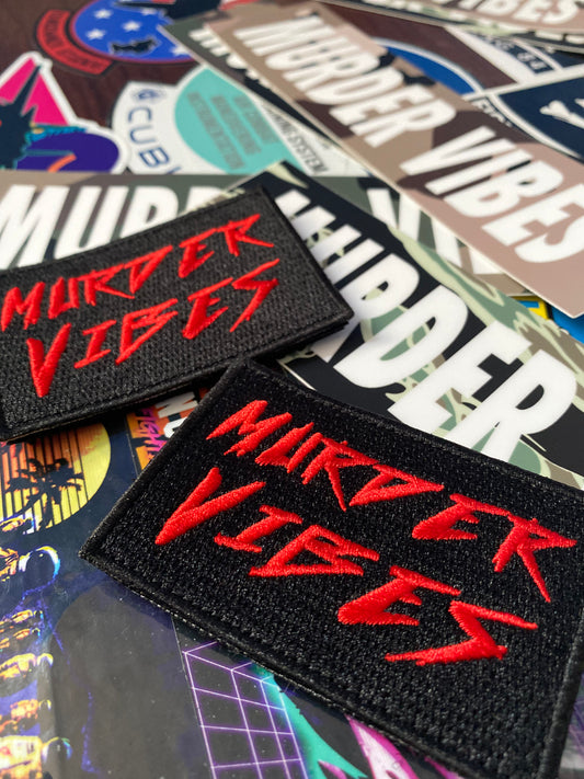 Murder Vibes patch (Red)