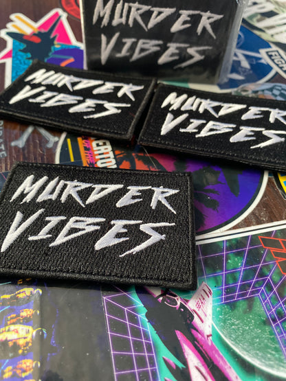 Murder Vibes Patch (White)